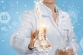 The concept of drug treatment of the spine of the patient