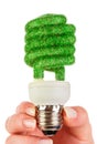 Concept Eco light bulb Royalty Free Stock Photo