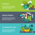 Concept of ecology problem, green energy and alternative fuel