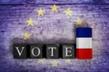 Concept election in france Royalty Free Stock Photo