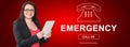 Concept of emergency Royalty Free Stock Photo