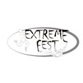 Concept for Extreme Climbing Festival, with the image of rock climbers