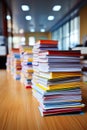 concept featuring papers and files neatly arranged on a desk.