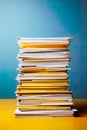 concept featuring papers and files neatly arranged on a desk.