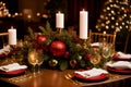 Festive Tabletop Centerpieces A Perfect Addition to Your Holiday Decor.AI Generated