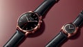 The Future of Timekeeping Modern and Minimalist Smartwatch.AI Generated