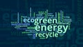 Concept of green energy