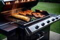 Grilling Perfection Realistic Outdoor Grills in Exquisite Detail by David Wilson.AI Generated