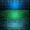Concept of Hacker Attack, Virus Infected Software, Dark Web and Cyber Security. Abstract Digital Background With Royalty Free Stock Photo