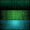 Concept of Hacker Attack, Virus Infected Software, Dark Web and Cyber Security. Abstract Digital Background With Royalty Free Stock Photo