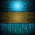 Concept of Hacker Attack, Virus Infected Software, Dark Web and Cyber Security. Abstract Digital Background With Royalty Free Stock Photo