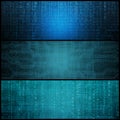 Concept of Hacker Attack, Virus Infected Software, Dark Web and Cyber Security. Abstract Digital Background With Royalty Free Stock Photo
