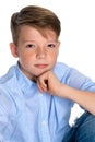Boy teenager close-up Royalty Free Stock Photo