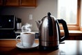 High Resolution Capture of Realistic Electric Kettle.AI Generated