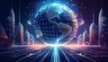 The concept of holographic data communication over network connection