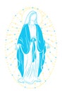 Holy Virgin Mary in radiance