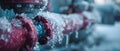 Frost-Proofing Water Pipes: A Subtle Symphony of Prevention. Concept Home Maintenance, Winter Preparations, Plumbing Tips, Cold