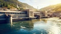 The concept of a hydroelectric power plant operating in harmony with the environment, minimizing the negative impact on ecosystems