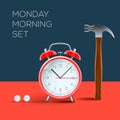 Concept - I hate monday morning