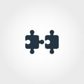 Concept icon. Monochome premium design from business icons collection. UX and UI simple pictogram concept icon