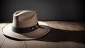 The Iconic Hat A Monochrome Shot of a Mountie Hat.AI Generated Royalty Free Stock Photo