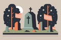 Concept Illustration for Memorial Day