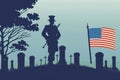 Concept Illustration for Memorial Day