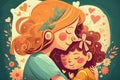 Concept Illustration for Mothers Day