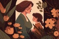 Concept Illustration for Mothers Day