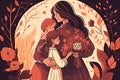 Concept Illustration for Mothers Day