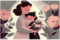 Concept Illustration for Mothers Day