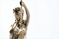 An concept image of a abstract justitia figure