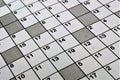 An concept Image of a crossword puzzle Royalty Free Stock Photo