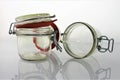 An image of empty jar - glass Royalty Free Stock Photo