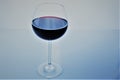 An concept Image of a glass red wine with copy space Royalty Free Stock Photo