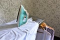 An concept image of ironing, housework