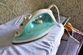 An concept image of ironing, housework