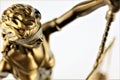 An concept Image of a Justitia statue, justice Royalty Free Stock Photo