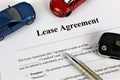 An concept Image of a lease agreement