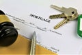 An concept Image of a mortgage, business, lawyer Royalty Free Stock Photo