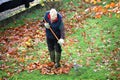 An concept Image of a old man doing gardening, work