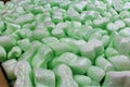 An concept image of packing material, styrofoam Royalty Free Stock Photo