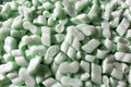 An concept image of packing material, styrofoam Royalty Free Stock Photo