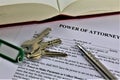 An concept Image of a power of attorney, business, lawyer Royalty Free Stock Photo