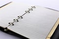 An concept Image of a ring book - binder, macro - with copy space Royalty Free Stock Photo