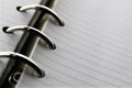 An concept Image of a ring book - binder, macro - with copy space Royalty Free Stock Photo