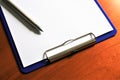 An concept Image of a ring book - binder, macro - with copy space Royalty Free Stock Photo