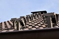 An Image of roofing tiles, house, architecture Royalty Free Stock Photo