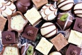 An concept Image of some chocolate pralines