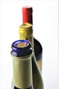 An concept Image of some wine bottle with copy space Royalty Free Stock Photo